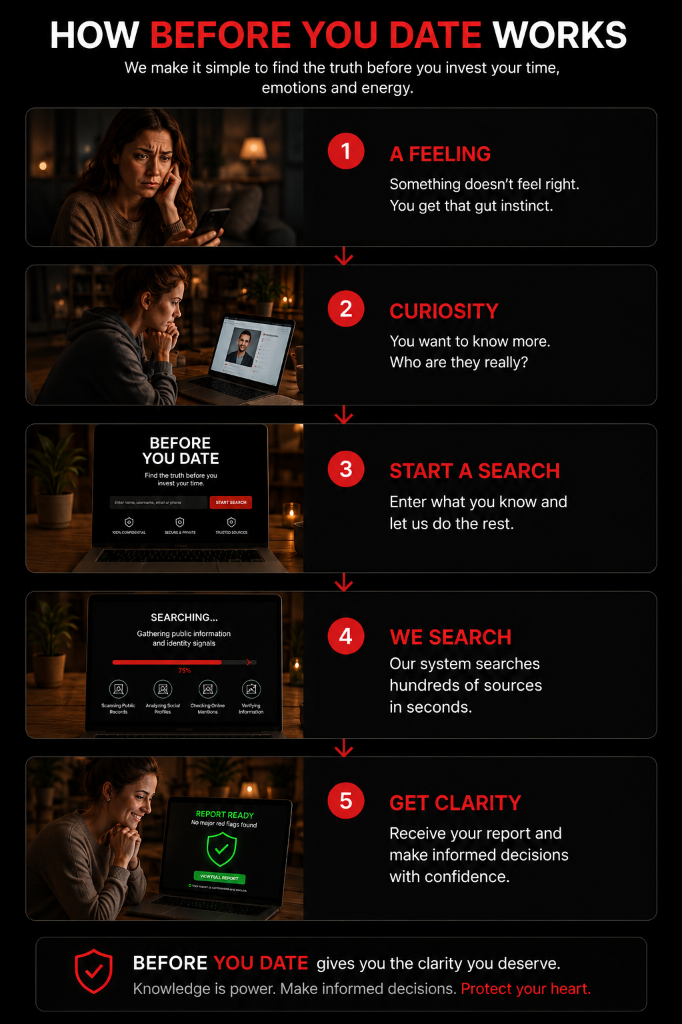 How Before You Date Works