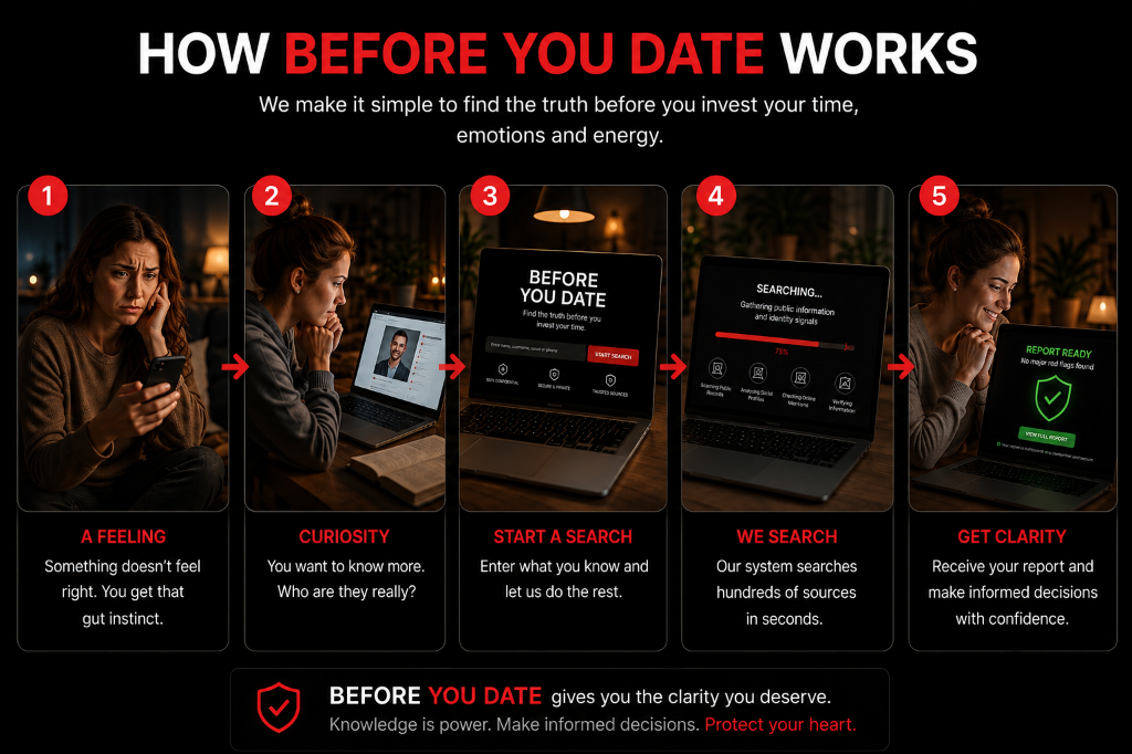 How Before You Date Works